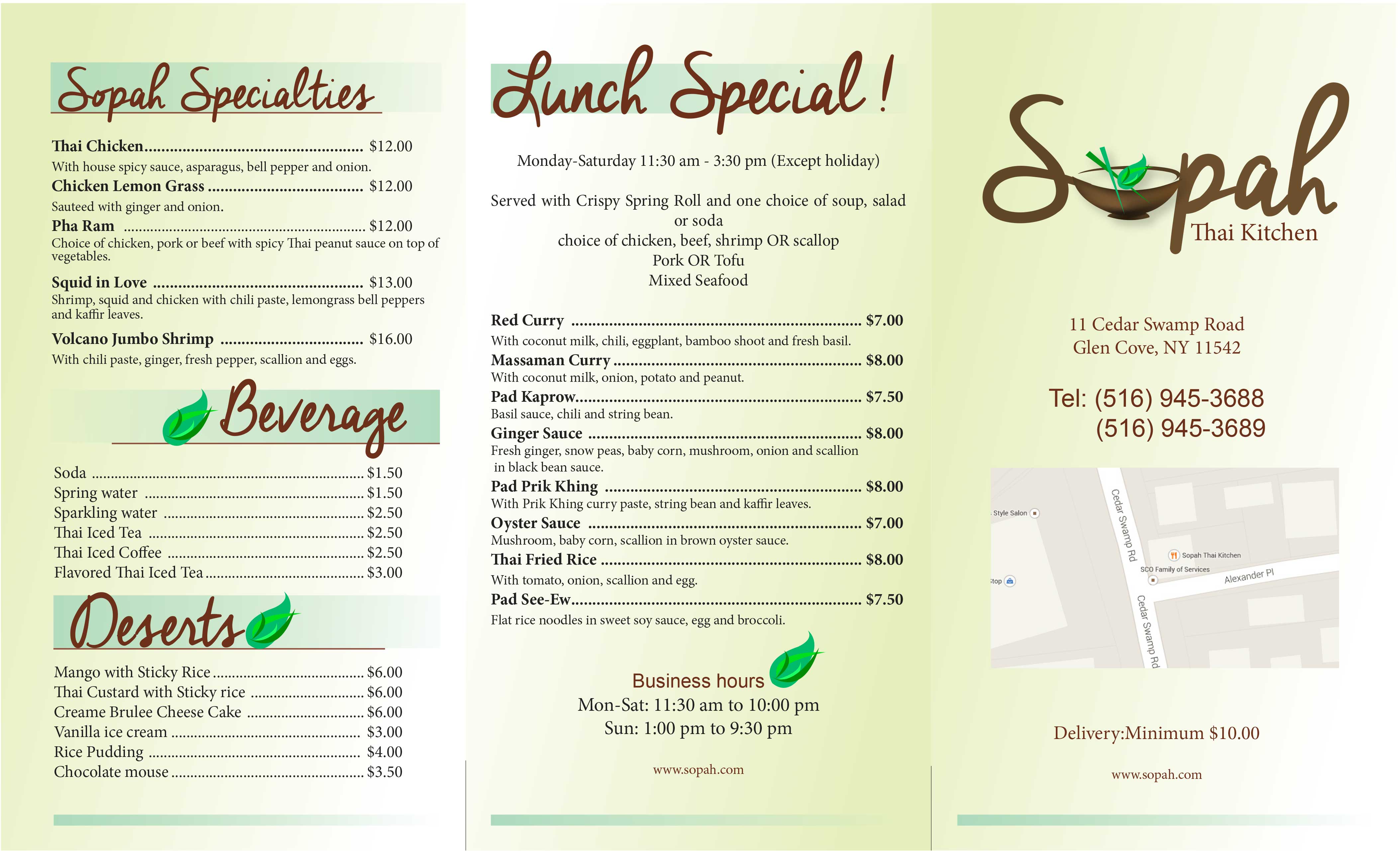 Leslie Tincopa-Menu Design